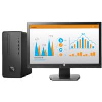 惠普/HP Desktop Pro G6 Microtower PC-T902500005A+P21v G4（20.7英寸）主机+显示器 台...